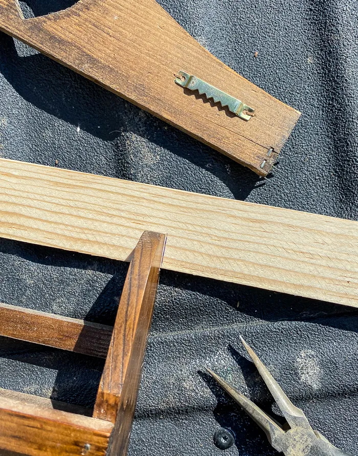 removing dated parts of spice rack